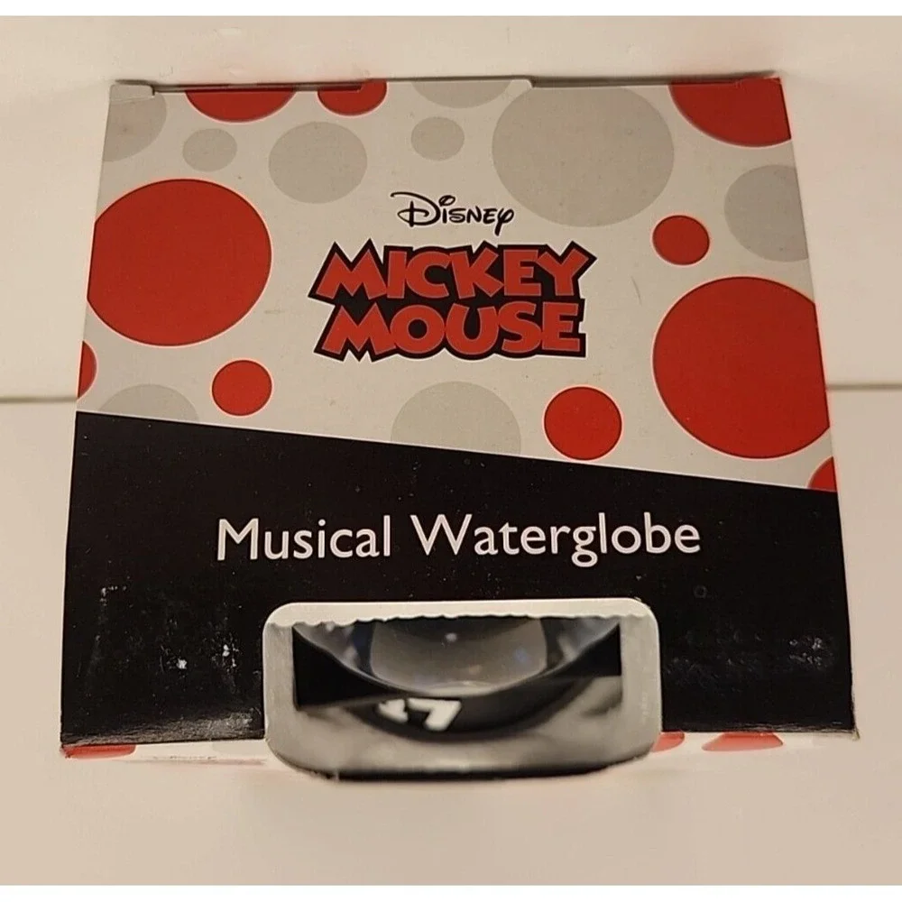Disney Mickey Mouse 2017 Graduation Musical Waterglobe Snow Globe New in Box